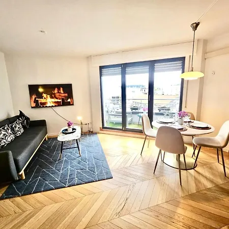 Sun-filled 1 Bedroom With Outdoor&parking Spaces Apartmán Lucembursko